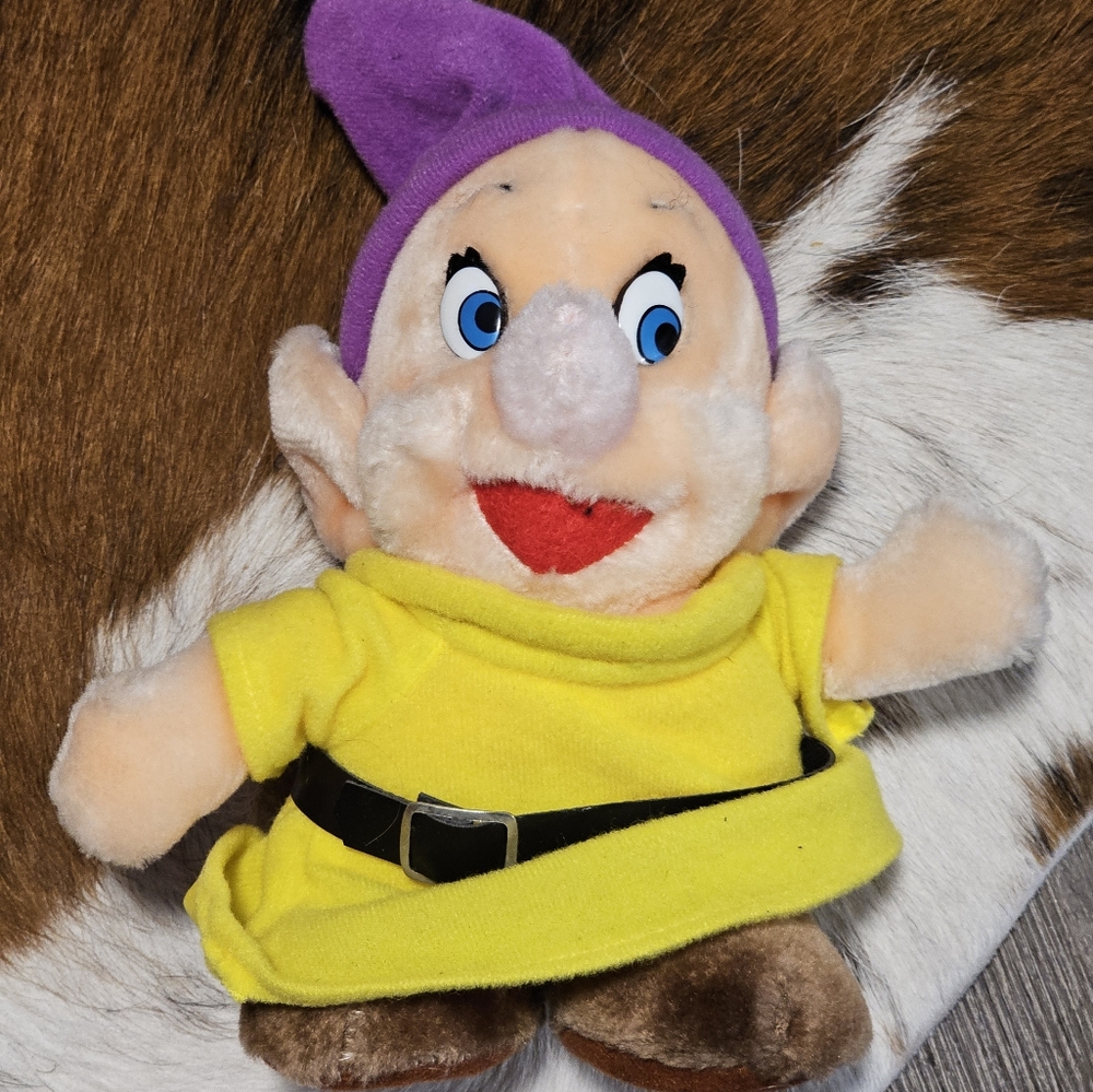 Vintage Disneys Snow White plush Dopey Dwarf